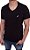 Camiseta Gola V Algodão Elastano Coleção Casual Cavalo - Imagem 3
