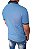 Polo piquet viscose poliéster cor azul claro e azul marinho coleção elegance arara - Imagem 3