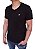 Camiseta Gola V Algodão Elastano Coleção Casual Girafa - Imagem 1