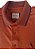 Polo em piquet furta cor bicolor laranja/azul marinho viscose/poliéster coleção elegance arara - Imagem 3