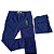 Calça de sarja lisa masculina cor azul marinho - Imagem 2