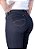 Calça jeans feminina semi-flare cor azul marinho - Imagem 2