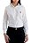 Camisa social feminina manga longa slim bege e rosa Coleção Prime Flor - Imagem 2