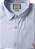 Camisa social jeans com viscose manga curta slim fit azul coleção elegance arara - Imagem 3