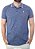 Polo Flamê Azul e Branco Coleção Elegance Arara - Imagem 2