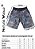 Bermuda masculina moletom estampada floral cores preto verde e azul - Imagem 5