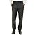 Calça alfaiataria poliviscose social lisa masculina cor preta - Imagem 3