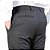 Calça alfaiataria poliviscose social lisa masculina cor preta - Imagem 2
