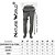 Calça alfaiataria poliviscose social lisa masculina cor preta - Imagem 5