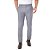 Calça alfaiataria poliviscose social lisa masculina cor cinza - Imagem 1