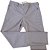 Calça alfaiataria poliviscose social lisa masculina cor cinza - Imagem 3