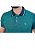 Polo Jacquard algodão/poliéster cor verde petróleo coleção elegance arara - Imagem 2