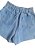 Short Jeans Feminino Elastek Barra Desfiada - Imagem 3