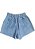 Short Jeans Feminino Elastek Barra Desfiada - Imagem 4