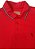 Polo 100% Algodão 30.1 Penteado Vermelho Coleção Elegance Arara - Imagem 2