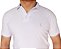 Polo piquete algodão/elastano fio 30 branca coleção elegance arara - Imagem 3
