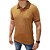 Polo em piquet maquinetada de viscose/poliéster cor amarelo coleção elegance arara - Imagem 1