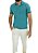 Polo viscose poliester cor verde petróleo coleção Elegance Arara - Imagem 2