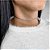 Colar Choker feminina Aro em prata 925 com elos extensores - Imagem 4