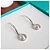 Brinco feminino Argola Peixe Executive em Prata 925 com Pedra - Imagem 3