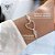 Pulseira Feminina em Prata 925 com Detalhe de Coração e Zircônias - Imagem 2
