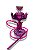 NARGUILE DA BARBIE - TRITON (COMPLETO ROSA PINK) - Imagem 1