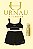 Conjunto de top e short - preto com detalhe off white - Tamanho: 36/44 - Imagem 1