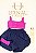 Conjunto de top e short duplo - Rosa pink e azul - tamanho: 36/44 - Imagem 1
