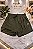 Short duplo Alô - Poliamida importada- verde militar - Tamaho: M - Imagem 1