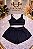Conjunto de Top e Short- tecido gelado- Tamanho: P/M- Preto - - Imagem 1