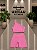 Conjunto top meia taça e Short - Rosa chiclete- Tamanho: 38/44 - Imagem 1