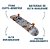 Skate Adulto Rolamento 608z Com Rodas Em PVC VSB001 Vollo - Imagem 4