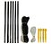 Kits Badminton  VB004 Vollo Total 8 Raquetes 6 Petecas 2 Rede e 2 Raqueteiras - Imagem 2