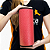 Rolo Massagem Liberação Miofascial 30x12cm DF1072 Vermelho Dafoca Sports - Imagem 2