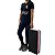 Step Para Exercícios Em EVA 60x30x12cm DF1024 Preto e Rosa Dafoca Sports - Imagem 2