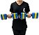 Par de Halteres Hidroginástica 100% EVA DF1092 M 2 à 3kg Azul/Amarelo - Imagem 3