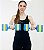 Par de Halteres Hidroginástica 100% EVA DF1092 M 2 à 3kg Azul/Amarelo - Imagem 2