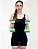 Par de Halteres Hidroginástica 100% EVA DF1091 P 1 à 2kg Azul/Amarelo Dafoca Sports - Imagem 1