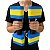 Par de Halteres Em EVA 2 A 3 Kg DF4012-AZ Azul/Amarelo Dafoca Sports - Imagem 1