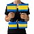 Par de Halteres Em EVA 2 A 3 Kg DF4012-AZ Azul/Amarelo Dafoca Sports - Imagem 3