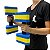 Par de Halteres Hidroginástica Em EVA 3 A 4 Kg DF4013-AZ Azul/Amarelo Dafoca Sports - Imagem 6