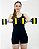 Par Halteres Hidroginástica em EVA 2 à 3kg DF1105-M Preto/Amarelo Dafoca Sports - Imagem 2