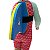 Boia Flutuador Infantil Barbatana Tubarão DF4061 Azul e Amarelo Dafoca Sports - Imagem 10