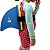 Boia Flutuador Infantil Barbatana Tubarão DF4061 Azul e Amarelo Dafoca Sports - Imagem 3