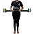 Halter Barra Triangular Hidroginástica 3-4kg 100cm DF4023-AZ Azul/Amarelo Dafoca Sports - Imagem 5
