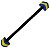 Halter Barra Triangular Hidroginástica 3-4kg 100cm DF4023-AZ Azul/Amarelo Dafoca Sports - Imagem 3