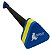 Halter Barra Triangular Hidroginástica 3-4kg 100cm DF4023-AZ Azul/Amarelo Dafoca Sports - Imagem 4