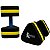 Par de Halteres Para Hidroginástica Em EVA DF1107-PT G Preto e Amarelo Dafoca Sports - Imagem 6