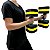 Par de Halteres Para Hidroginástica Em EVA DF1107-PT G Preto e Amarelo Dafoca Sports - Imagem 3