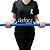 Bastão PVC Fisioterapia Hidroginástica Peso 2kg DF7001-2 Dafoca Sports Azul Royal - Imagem 8